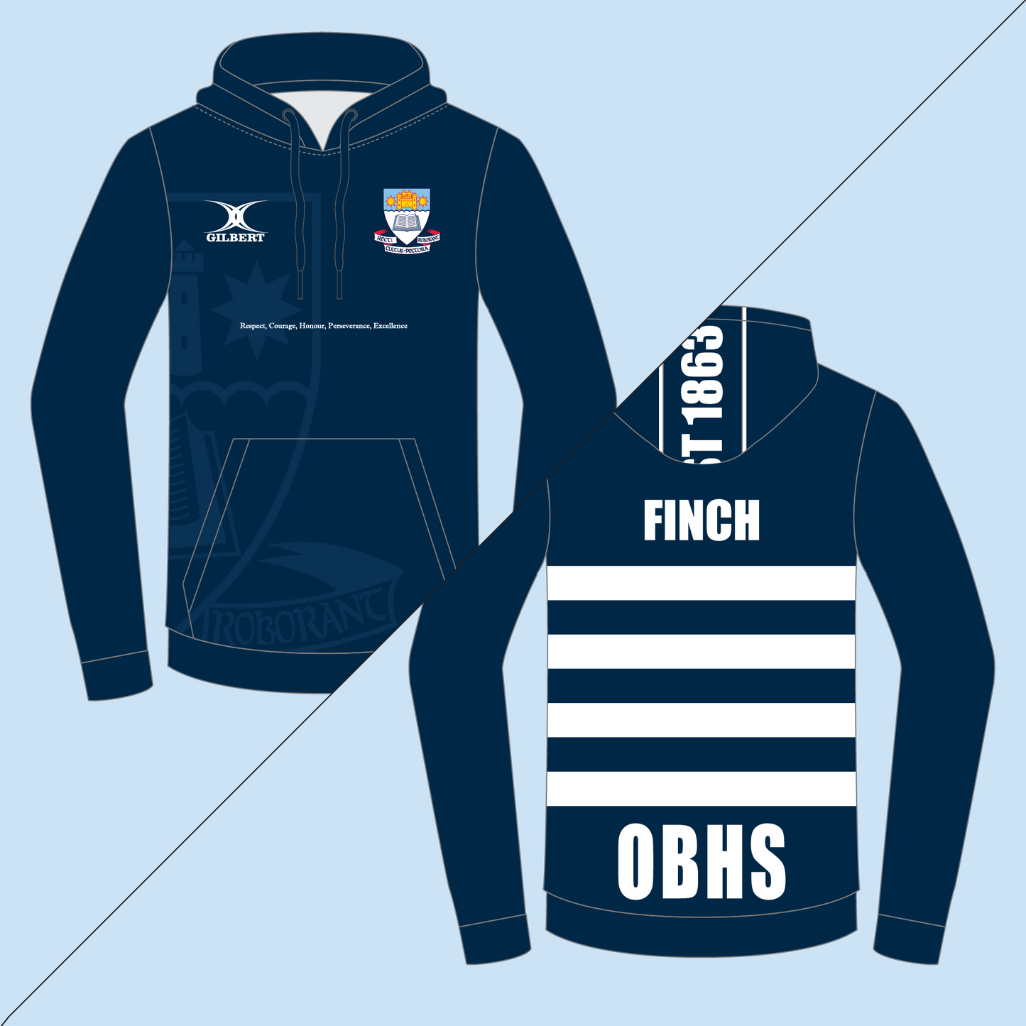 OBHS Gilbert Hoodie BLANK (in stock)