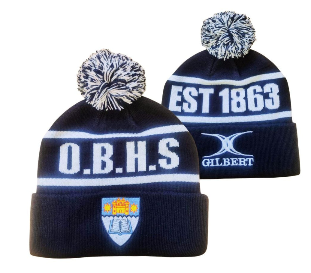 OBHS X GILBERT BLUE BEANIE  in stock now