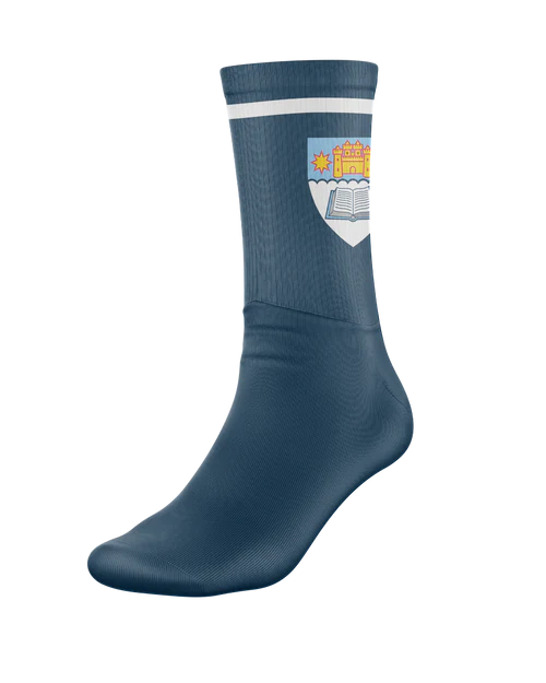 OBHS Gilbert Navy Crew Grip Sock in stock