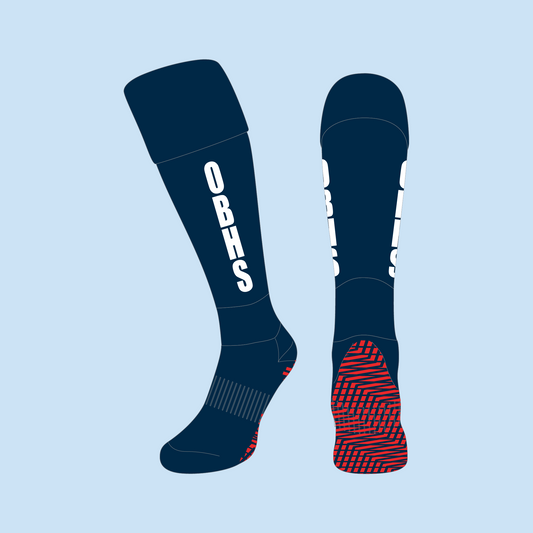 OBHS Gilbert Navy Sports Grip Sock