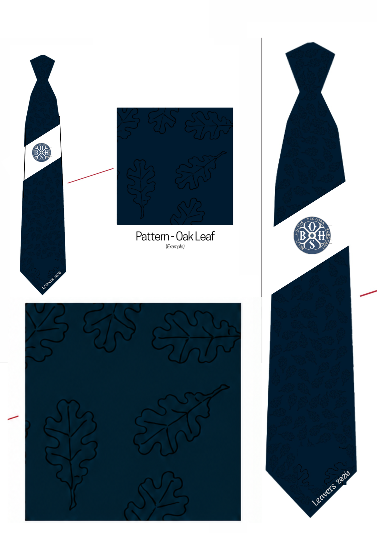 2026 Leavers Tie (Pre-order due November)