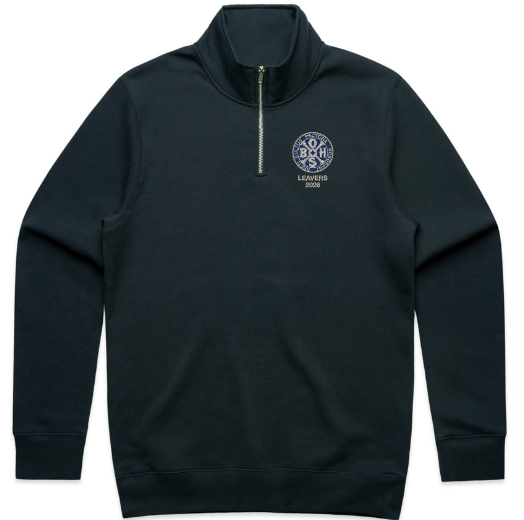 2026 Leavers 1/4 Zip (pre-order now due end of October)